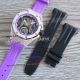 super clone Audemars Piguet Black Panther Flying Tourbillon Royal Oak Concept  silver case purple strap (9)_th.jpg